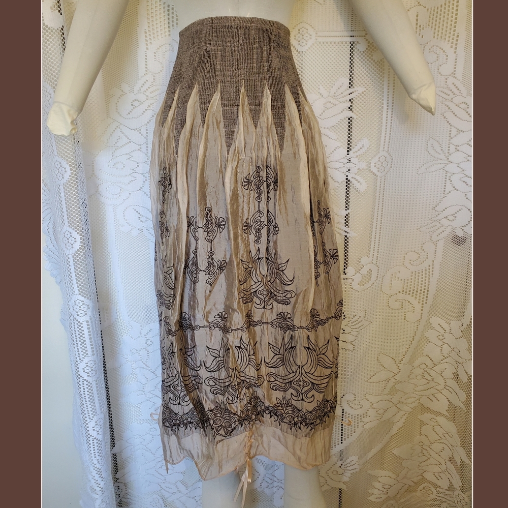Lapis crinkle skirt dress multiple styling